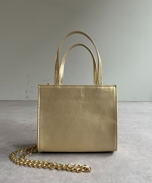 CIAOPANIC(チャオパニック)の「【CPC SCAMP】スクエアミニショルダーバッグ(ショルダーバッグ・レディース・ブラック/グリーン/ボルドー/ゴールド/オレンジ・FREE)」の5枚目の写真