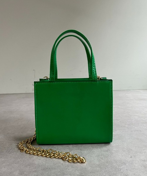 CIAOPANIC(チャオパニック)の「【CPC SCAMP】スクエアミニショルダーバッグ(ショルダーバッグ・レディース・ブラック/グリーン/ボルドー/ゴールド/オレンジ・FREE)」の14枚目の写真