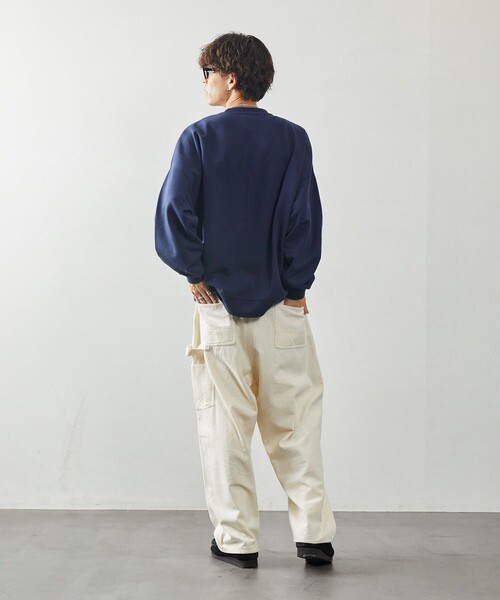 THRASHER（スラッシャー）の「【THRASHER/スラッシャー】別注フレイムロゴクルーネックスウェット/裏起毛/ユニセックス（スウェット・メンズ・ライトグレー/ブラック/ネイビー・SMALL/MEDIUM/LARGE）」の12枚目の写真