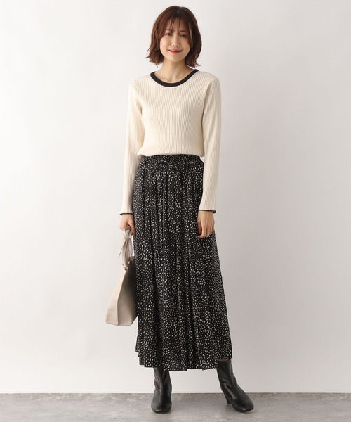 GLOBAL WORK（グローバルワーク）の「メルティクルーネックリブプルオーバー/269090（ニット/セーター・レディース・ライトグレー/ブラック/グレー/ブルー/グリーン/ブラック系その他/ベージュ系その他/アイボリー系・MEDIUM/LARGE）」の16枚目の写真