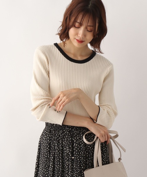 GLOBAL WORK（グローバルワーク）の「メルティクルーネックリブプル