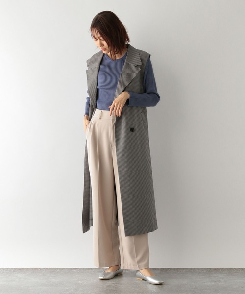 GLOBAL WORK（グローバルワーク）の「メルティクルーネックリブプルオーバー/269090（ニット/セーター・レディース・ライトグレー/ブラック/グレー/ブルー/グリーン/ブラック系その他/ベージュ系その他/アイボリー系・MEDIUM/LARGE）」の17枚目の写真