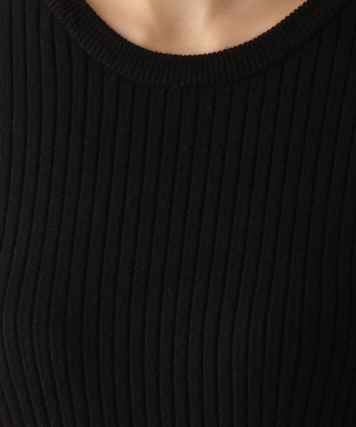 GLOBAL WORK（グローバルワーク）の「メルティクルーネックリブプルオーバー/269090（ニット/セーター・レディース・ライトグレー/ブラック/グレー/ブルー/グリーン/ブラック系その他/ベージュ系その他/アイボリー系・MEDIUM/LARGE）」の13枚目の写真