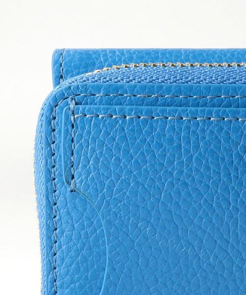 HASHIBAMI（ハシバミ）の「【別注】＜Hashibami＞三つ折り ジップ ウォレット（財布・レディース・ブラック/ナチュラル/ライラック/ケリー/ピンク/コバルトブルー・FREE）」の18枚目の写真