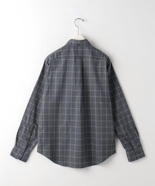 green label relaxing(グリーンレーベルリラクシング)の「ナチュラルフィット ビエラ ボタンダウン ウィンドウペーン シャツ OVLG(シャツ/ブラウス・メンズ・ホワイト/ベージュ/ネイビー/モカ・S/M/L/XL/XXL)」の12枚目の写真