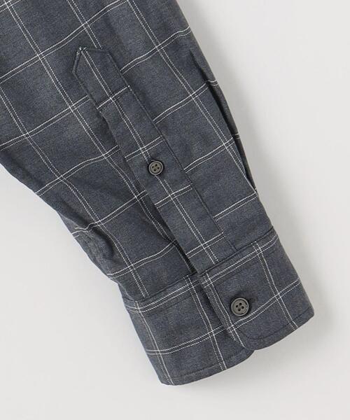 green label relaxing(グリーンレーベルリラクシング)の「ナチュラルフィット ビエラ ボタンダウン ウィンドウペーン シャツ OVLG(シャツ/ブラウス・メンズ・ホワイト/ベージュ/ネイビー/モカ・S/M/L/XL/XXL)」の14枚目の写真