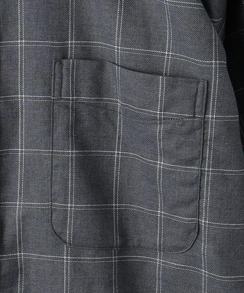 green label relaxing(グリーンレーベルリラクシング)の「ナチュラルフィット ビエラ ボタンダウン ウィンドウペーン シャツ OVLG(シャツ/ブラウス・メンズ・ホワイト/ベージュ/ネイビー/モカ・S/M/L/XL/XXL)」の16枚目の写真