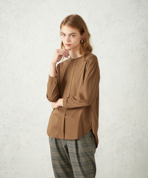 LE SOUK HOLIDAY(ルスークホリデー)の「スキッパープルカットオーバー(Tシャツ/カットソー・レディース・ブラック/グリーン/ブラウン・L/M)」の6枚目の写真