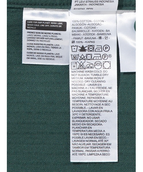 Levi's（リーバイス）の「Levi's/リーバイス ジャクソンワーカーシャツ PONDEROSA PINE（シャツ/ブラウス・メンズ・グリーン・M/S/L/XL）」の8枚目の写真
