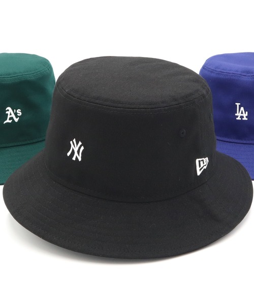 NEW ERA（ニューエラ）の「ニューエラ バケットハット MLBミニロゴ ONSPOTZ別注（ハット・メンズ・ブラック/ダークグリーン/ネイビー/ブルー/ブラウン/ブラック系その他/ブラック系その他2・S/M/M/L/L/XL）」の9枚目の写真