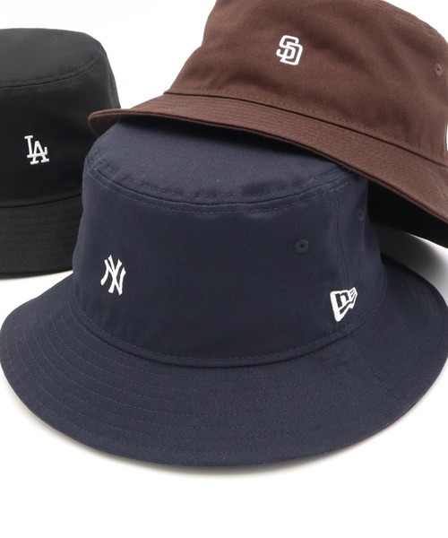 NEW ERA（ニューエラ）の「ニューエラ バケットハット MLBミニロゴ ONSPOTZ別注（ハット・メンズ・ブラック/ダークグリーン/ネイビー/ブルー/ブラウン/ブラック系その他/ブラック系その他2・S/M/M/L/L/XL）」の14枚目の写真