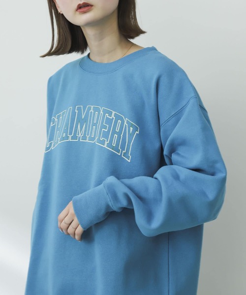 SENSE OF PLACE by URBAN RESEARCH(センスオブプレイスバイアーバンリサーチ)の「ヘビーウェイトグラフィックスウェット(スウェット・レディース・ライトブルー/ネイビー/グレー/オートミール・ONE)」の13枚目の写真