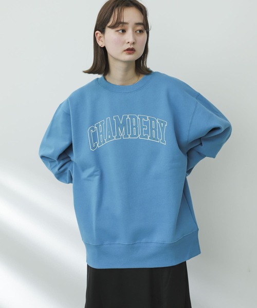 SENSE OF PLACE by URBAN RESEARCH(センスオブプレイスバイアーバンリサーチ)の「ヘビーウェイトグラフィックスウェット(スウェット・レディース・ライトブルー/ネイビー/グレー/オートミール・ONE)」の15枚目の写真