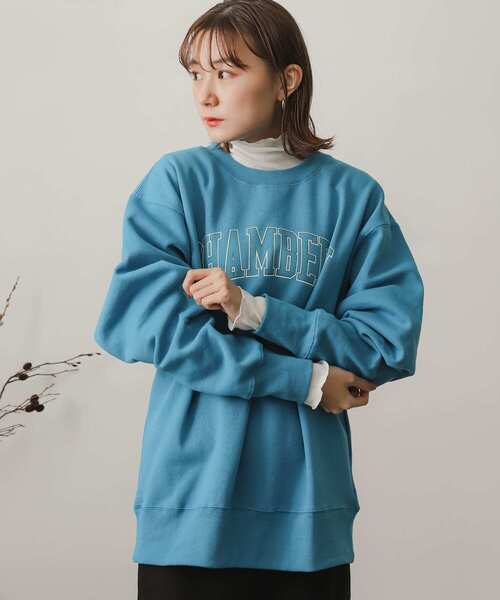 SENSE OF PLACE by URBAN RESEARCH(センスオブプレイスバイアーバンリサーチ)の「ヘビーウェイトグラフィックスウェット(スウェット・レディース・ライトブルー/ネイビー/グレー/オートミール・ONE)」の16枚目の写真
