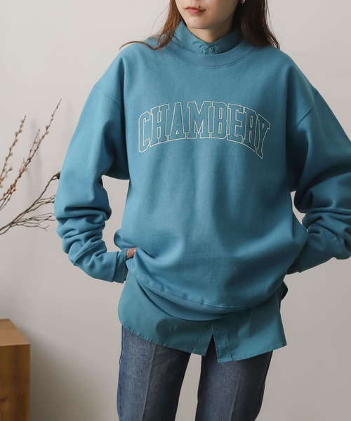 SENSE OF PLACE by URBAN RESEARCH(センスオブプレイスバイアーバンリサーチ)の「ヘビーウェイトグラフィックスウェット(スウェット・レディース・ライトブルー/ネイビー/グレー/オートミール・ONE)」の18枚目の写真