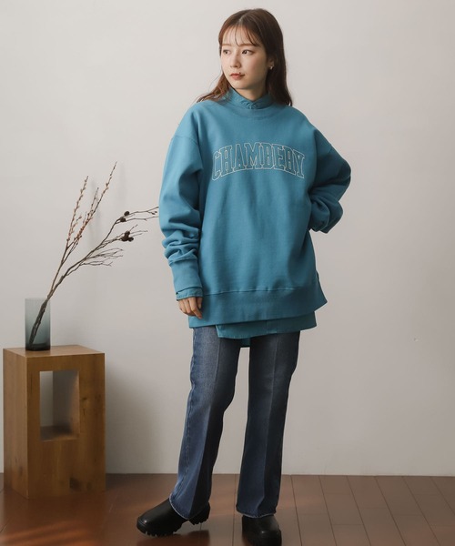 SENSE OF PLACE by URBAN RESEARCH(センスオブプレイスバイアーバンリサーチ)の「ヘビーウェイトグラフィックスウェット(スウェット・レディース・ライトブルー/ネイビー/グレー/オートミール・ONE)」の22枚目の写真