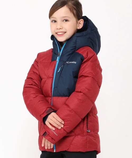 Columbia(コロンビア)の「【KIDS】ウインターパウダーIIキルティッドジャケット(ダウンジャケット/コート・キッズ・グレー/ネイビー/ブラック/エンジ/ブラック×イエロー/ダークブルー・M/XS/S/XXS/L)」の6枚目の写真