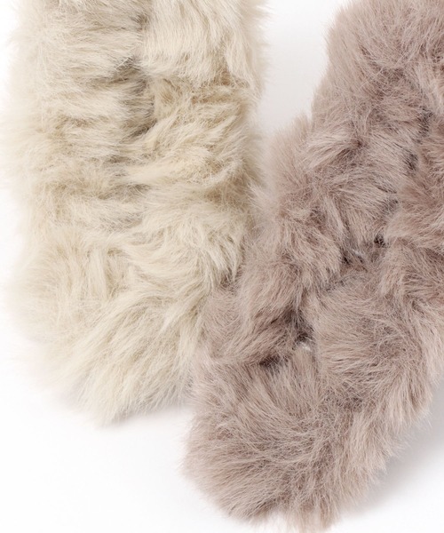 Heather（ヘザー）の「ファーバンスクリップ　171547（バレッタ/ヘアクリップ・レディース・ブラウン/ピンク/アイボリー・ONE SIZE）」の9枚目の写真