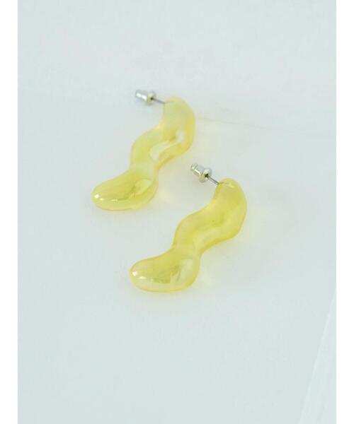 AMERICAN HOLIC（アメリカンホリック）の「【WEB限定】オーロラカラーアクリルピアス（ピアス（両耳用）・レディース・グリーン/オレンジ/ブルー/イエロー/クリア・FREE）」の7枚目の写真