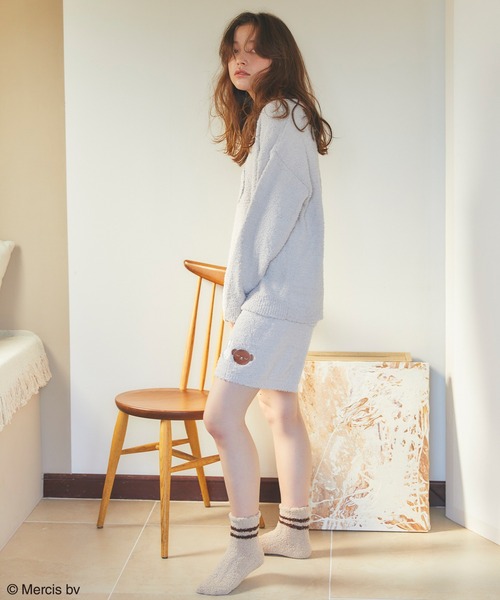 Miffy( ミッフィー)の「【ミッフィー/miffy】もこもこルームウェア長袖トップス(ルームウェア/パジャマ・レディース・グレー/ピンク/ブルー/アイボリー/ホワイト/チャコールグレー/ベビーピンク・M/LL/L/3L)」の12枚目の写真