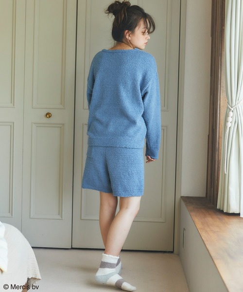 Miffy( ミッフィー)の「【ミッフィー/miffy】もこもこルームウェア長袖トップス(ルームウェア/パジャマ・レディース・グレー/ピンク/ブルー/アイボリー/ホワイト/チャコールグレー/ベビーピンク・M/LL/L/3L)」の19枚目の写真