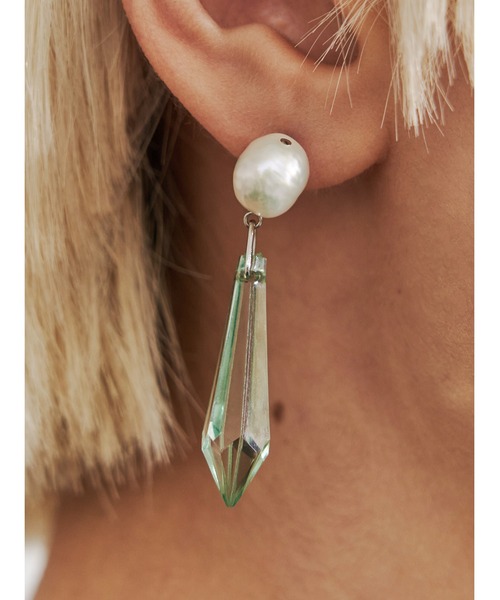 PAMEO POSE（パメオポーズ）の「Toy Beads Pierce（ピアス（両耳用）・レディース・マルチ/ホワイト・FREE）」の14枚目の写真