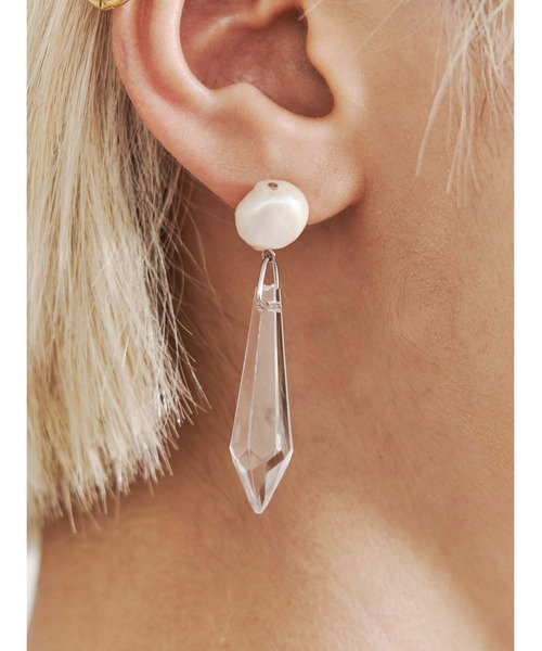 PAMEO POSE（パメオポーズ）の「Toy Beads Pierce（ピアス（両耳用）・レディース・マルチ/ホワイト・FREE）」の12枚目の写真