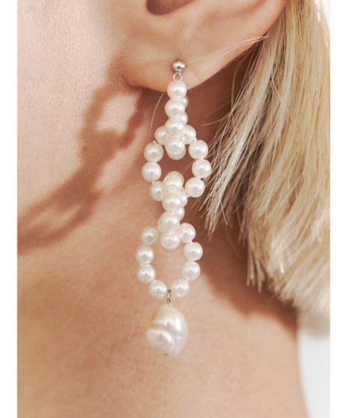 PAMEO POSE（パメオポーズ）の「Toy Beads Pierce（ピアス（両耳用）・レディース・マルチ/ホワイト・FREE）」の19枚目の写真