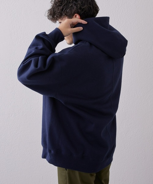 CIAOPANIC TYPY（チャオパニックティピー）の「□ビッグシルエットフーディープルオーバーパーカー（パーカー・メンズ・グリーン/ライトグレー/ネイビー・L/M）」の20枚目の写真