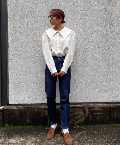 AMAIL（アマイル）の「Suede simple loafer（ローファー・レディース・ブラック/ブラウン・S/M/L）」の5枚目の写真