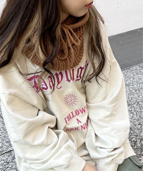 one way（ワンウェイ）の「DAYLIGHT刺繍ロゴオーバーサイズスウェット