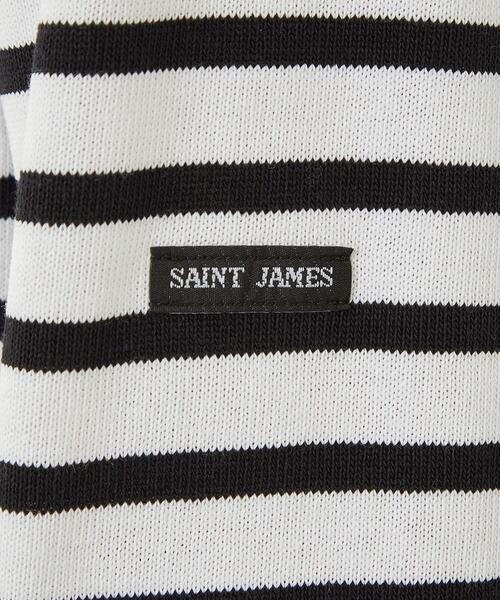 SAINT JAMES(セントジェームス)の「<SAINT JAMES> ウェッソン カットソー 23(Tシャツ/カットソー・レディース・ブラック/ホワイト/ピンク/ライム/コバルトブルー・1/3)」の18枚目の写真