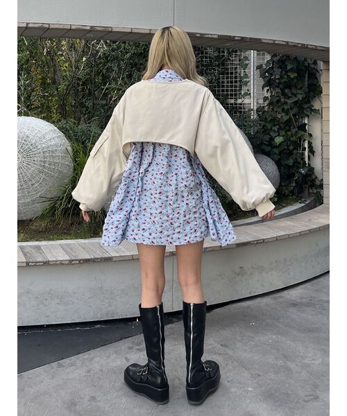 jouetie（ジュエティ）の「マルチWAYMA-1（MA-1・レディース・アイボリー/ブラック/カーキ/ブルー・MEDIUM）」の12枚目の写真