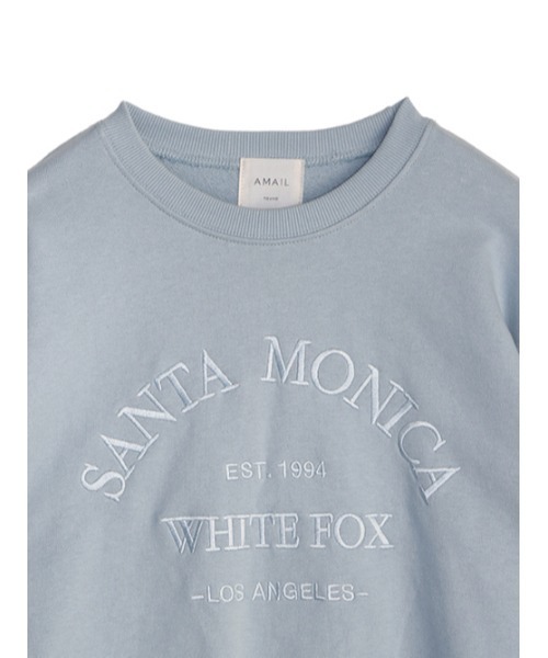 AMAIL(アマイル)の「Santa Monica sweat(スウェット・レディース・グレー/ブルー・FREE)」の14枚目の写真