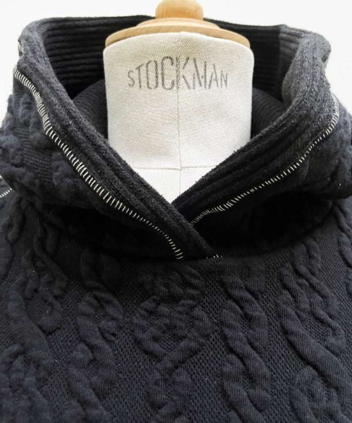 FranCisT_MOR.K.S.(フランシストモークス)の「FranCisT_MOR.K.S./フランシスト モークス/CABLE x BOUCLE RIB HOODIE(パーカー・メンズ・ホワイト/ブラック・2/4/3)」の16枚目の写真