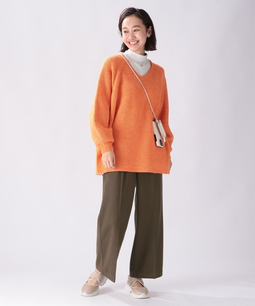 niko and...（ニコアンド）の「なめらかウールライクイージパンツ（その他パンツ・レディース・ダークブラウン/ブルー/ダークグレー/アイボリー・MEDIUM/LARGE）」の5枚目の写真