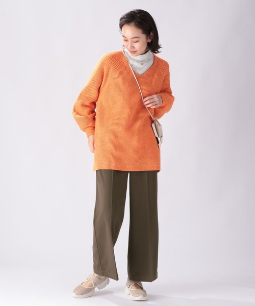 niko and...（ニコアンド）の「なめらかウールライクイージパンツ（その他パンツ・レディース・ダークブラウン/ブルー/ダークグレー/アイボリー・MEDIUM/LARGE）」の6枚目の写真