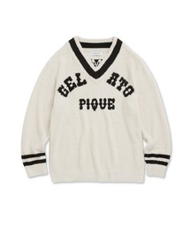 gelato pique（ジェラートピケ）の「【HOMME】 パウダーカレッジロゴジャガードプルオーバー（ルームウェア/パジャマ・メンズ）」