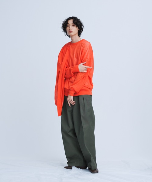 URBAN RESEARCH DOORS ブラウス シャツ ラミーコットンビック
