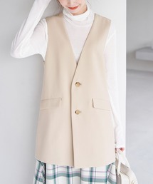 ROPE' PICNIC | カラーレスジレジャケット(ベスト)