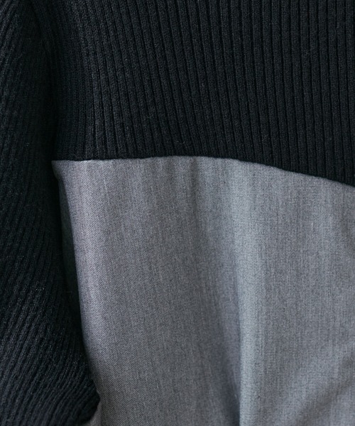 natural couture(ナチュラルクチュール)の「WEB限定/プチハイリブニットドッキングワンピース(ワンピース・レディース・ブラック系その他/ベージュ/ブラック・FREE)」の13枚目の写真