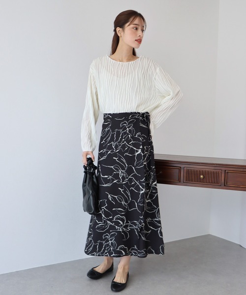 BLUEEAST(ブルーイースト)の「アソート花柄スカート(スカート・レディース・ピンク/ブラック/ホワイト/ブラック系・MEDIUM)」の17枚目の写真