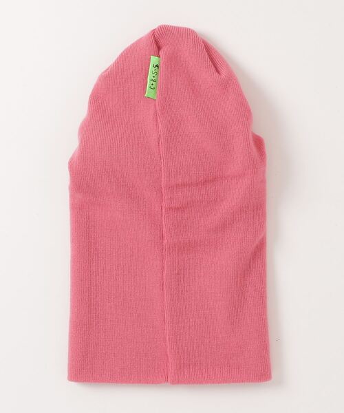 HLNA（エイチエルエヌエー）の「【Chi-bee】REVERSIBLE BALACLAVA（ニットキャップ/ビーニー・メンズ・ブラック/ブルー/ピンク・FREE）」の13枚目の写真