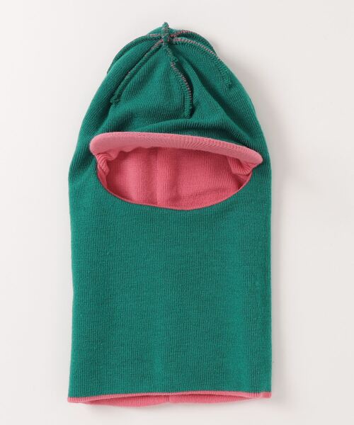 HLNA（エイチエルエヌエー）の「【Chi-bee】REVERSIBLE BALACLAVA（ニットキャップ/ビーニー・メンズ・ブラック/ブルー/ピンク・FREE）」の14枚目の写真