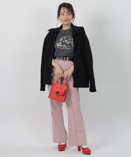 MARY QUANT（マリークワント）の「ロゴバックル ベルト（ベルト・レディース・ブラック・FREE）」の5枚目の写真