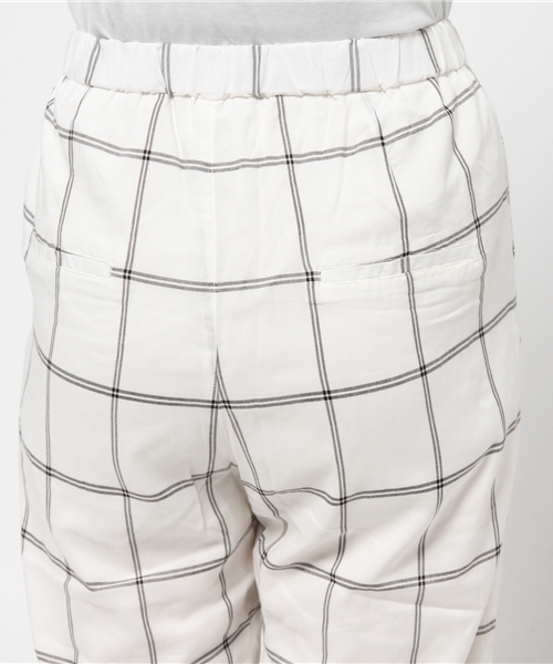 Kastane（カスタネ）の「【Kastane】イージーストレートパンツ（その他パンツ・レディース・ホワイト系その他/オフホワイト/ネイビー・FREE）」の13枚目の写真