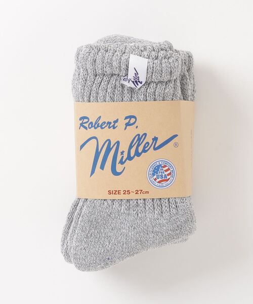 MILLER（ミラー）の「【Robert P. Miller】ロバート・ピー・ミラー 綿混ジャスト丈ソックス 3Pセット 312C 339C（ソックス/靴下・メンズ・ホワイト/その他/グレー/ブラック/マルチ・FREE/S）」の3枚目の写真