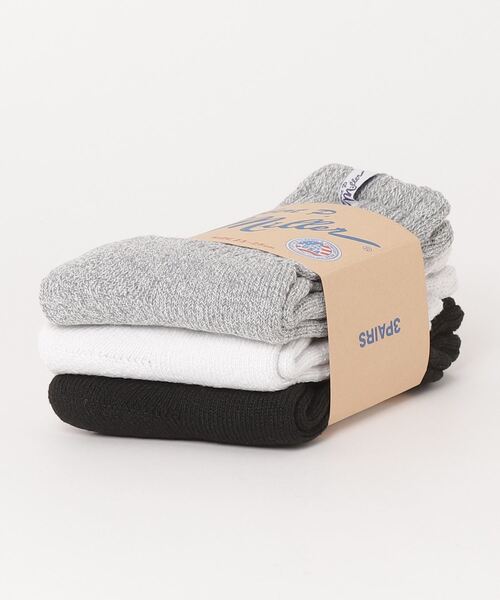 MILLER（ミラー）の「【Robert P. Miller】ロバート・ピー・ミラー 綿混ジャスト丈ソックス 3Pセット 312C 339C（ソックス/靴下・メンズ・ホワイト/その他/グレー/ブラック/マルチ・FREE/S）」の18枚目の写真