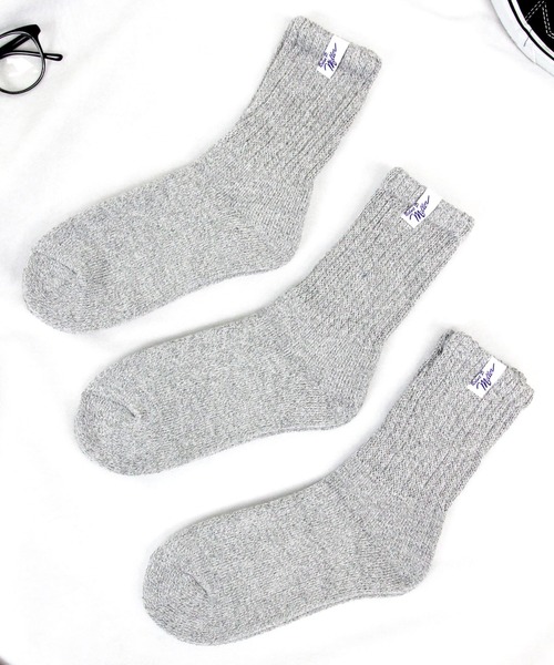 MILLER（ミラー）の「【Robert P. Miller】ロバート・ピー・ミラー 綿混ジャスト丈ソックス 3Pセット 312C 339C（ソックス/靴下・メンズ・ホワイト/その他/グレー/ブラック/マルチ・FREE/S）」の14枚目の写真
