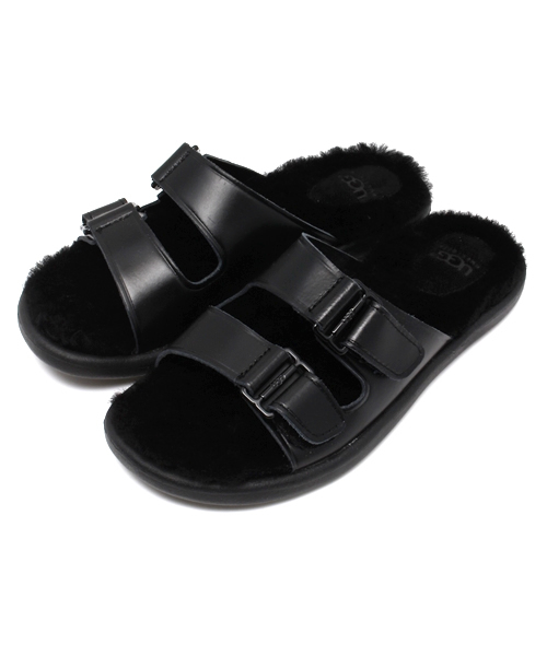 UGG(アグ)の「UGGサンダル McCarty/205-UGG-1006874(サンダル・レディース・ホワイト/ブラック・6/5/7)」の2枚目の写真